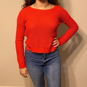 Red sweater